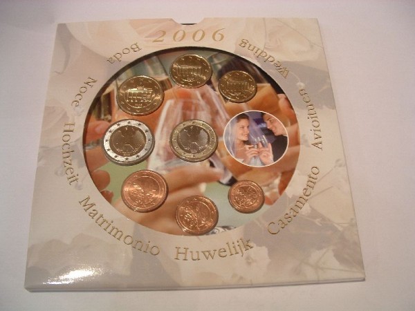 (afbeelding voor) Huwelijks set DUITSLAND 2006 BU uitgave De Ruiter